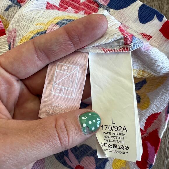 KATE SPADE Women's Summer Flowers Riviera Top Size L - Picture 8 of 9